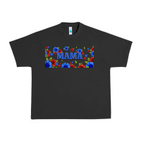 Pigment Black floral american mama 16oz libbey cup Urban Heavy Tee - HRA Design Shop