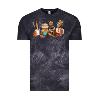 Cloud Black cookie coffee cup Vintage Tee - AdoDesignShop