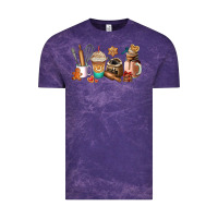 Cloud Purple cookie coffee cup Vintage Tee - AdoDesignShop