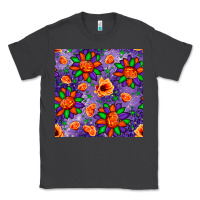 Smoke pumpkin flower halloween seamless pattern Classic Tee - BundleAndBundleShop