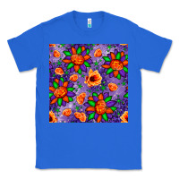 True Royal pumpkin flower halloween seamless pattern Classic Tee - BundleAndBundleShop