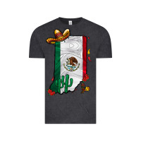 Vintage Black mexican indiana Vintage Tee - CowhideDigitalArt