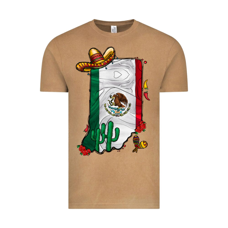Mexican Indiana Vintage Tee by CowhideDigitalArt | Teevron