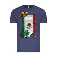 Vintage Denim mexican indiana Vintage Tee - CowhideDigitalArt