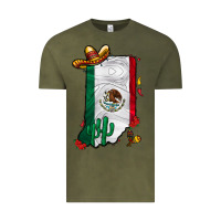Vintage Olive mexican indiana Vintage Tee - CowhideDigitalArt
