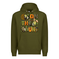 Army Green on the hunt easter Premium Hoodie - Artiststas