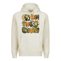Oatmeal Heather on the hunt easter Premium Hoodie - Artiststas