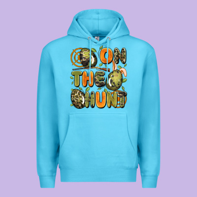 On The Hunt Easter Premium Hoodie Designed By Artiststas