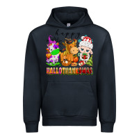 Navy happy hallothanksmas farm animals Urban Hoodie - texasbilliewilder