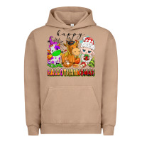 Pigment Burro happy hallothanksmas farm animals Urban Hoodie - texasbilliewilder