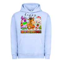 Pigment Grape Ice happy hallothanksmas farm animals Urban Hoodie - texasbilliewilder