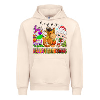 Sandshell happy hallothanksmas farm animals Urban Hoodie - texasbilliewilder