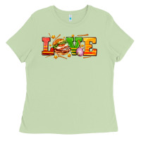 Matcha love with hamburger Ladies Tee - AdoDesignShop