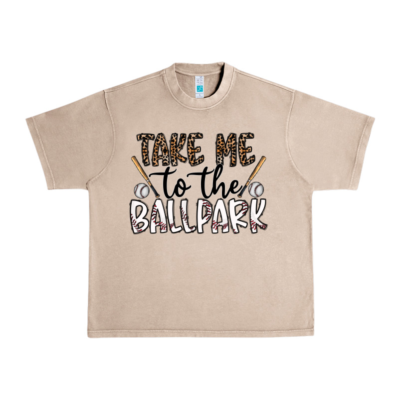 Take Me To The Ballpark Urban Heavy Tee by CowhideDigitalArt | Teevron