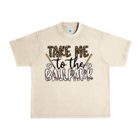 Sandshell take me to the ballpark Urban Heavy Tee - CowhideDigitalArt