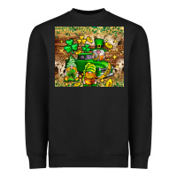 Black St. Patrick's Day gnomies truck tumbler Heavyweight Sweatshirt - Neo Western