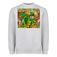 St. Patrick's Day Gnomies Truck Tumbler Heavyweight Sweatshirt | Teevron