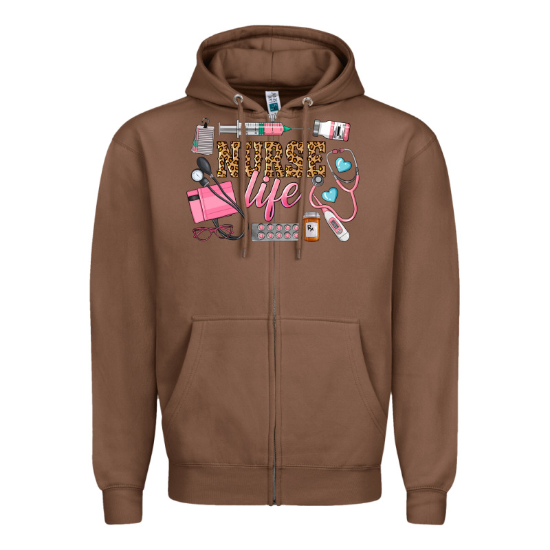 Western Nurse Life Zipper Hoodie by LillyAllenDesigns | Teevron