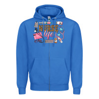 True Royal Western Nurse Life Zipper Hoodie - LillyAllenDesigns