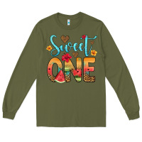 Army Green sweet one watermelon Long Sleeve Tee - Artiststas