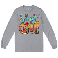 Heather Grey sweet one watermelon Long Sleeve Tee - Artiststas