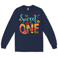 Navy sweet one watermelon Long Sleeve Tee - Artiststas