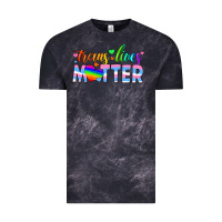 Cloud Black trans lives matter Vintage Tee - HRA Design Shop