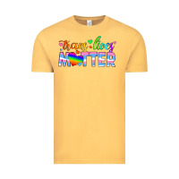 Vintage Mustard trans lives matter Vintage Tee - HRA Design Shop