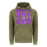 Vintage Olive Domestic Violence Warrior Gnomes Vintage Hoodie - texasbilliewilder
