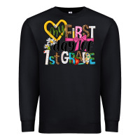 Black my first day of 1st grade Premium Sweatshirt - NancyCooperArtShop