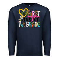 Navy my first day of 1st grade Premium Sweatshirt - NancyCooperArtShop