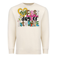 Sandshell my first day of 1st grade Premium Sweatshirt - NancyCooperArtShop