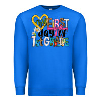 True Royal my first day of 1st grade Premium Sweatshirt - NancyCooperArtShop