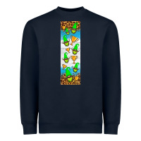 Navy tennis penwraps Heavyweight Sweatshirt - HRA Design Shop