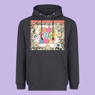 Fuck This Shit Heavyweight Hoodie Designed By Maliassmallbusiness