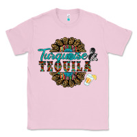 Bubblegum Pink turquoise gemstone and taquila Classic Tee - RanaPortraitStore