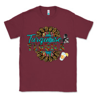 Burgundy turquoise gemstone and taquila Classic Tee - RanaPortraitStore