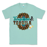 Seafoam turquoise gemstone and taquila Classic Tee - RanaPortraitStore