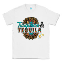 White turquoise gemstone and taquila Classic Tee - RanaPortraitStore