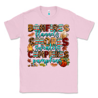 Bubblegum Pink bonfires flannels smores Classic Tee - AdoDesignShop
