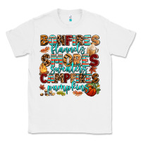 White bonfires flannels smores Classic Tee - AdoDesignShop