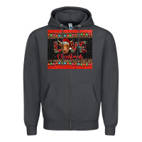 Smoke love christmas highland cow and turquoise gemstone Zipper Hoodie - Jasminsmagicworld