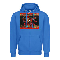 True Royal love christmas highland cow and turquoise gemstone Zipper Hoodie - Jasminsmagicworld