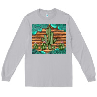 Moon Dust cactus gemstone Long Sleeve Tee - JahusDesignShop