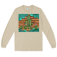 Mushroom cactus gemstone Long Sleeve Tee - JahusDesignShop