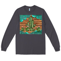 Smoke cactus gemstone Long Sleeve Tee - JahusDesignShop