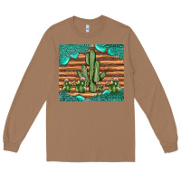 Toasted Coconut cactus gemstone Long Sleeve Tee - JahusDesignShop