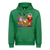 Emerald happy hallothanksmas skeleton coffee cups Urban Hoodie - texasbilliewilder