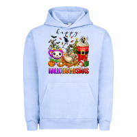 Happy Hallothanksmas Skeleton Coffee Cups Urban Hoodie | Teevron