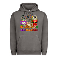 Pigment Tornado happy hallothanksmas skeleton coffee cups Urban Hoodie - texasbilliewilder